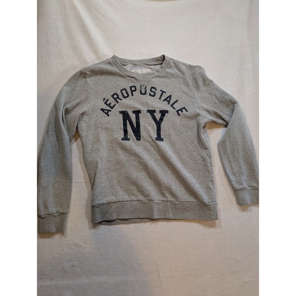 Aeropostale Other - Aeropostale NY gray crewneck sweater size M new york